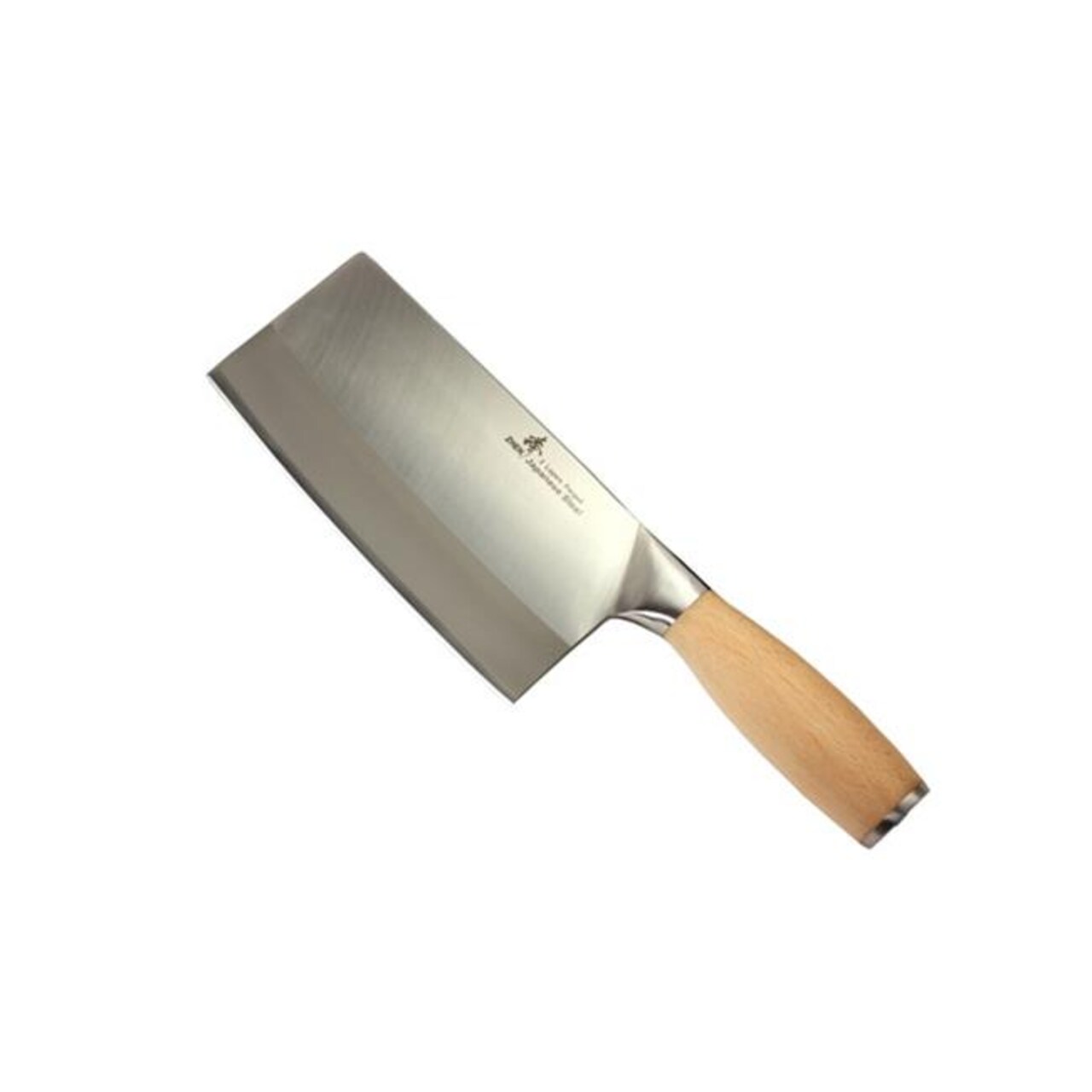 ZHEN A11O VG-10 Series 3 Layer Forged 6.5 in. Oak Handle Medium Duty  Cleaver Chef Butcher Bone Chopper Knife